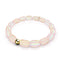 Peach | .925 Sterling Silver Gold Vermeil | Mermaid Glass Pebble Bracelet